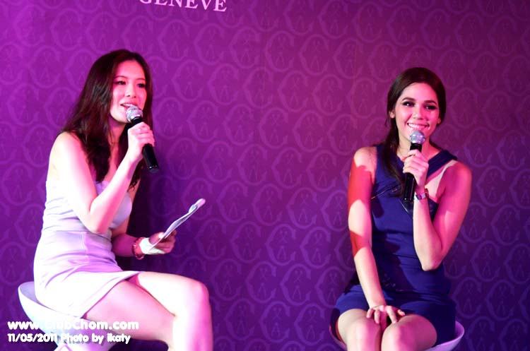 ชมพู่ อารยา และ แพนเค้ก เขมนิจ งานเปิดตัวนาฬิกาเซนต์ โทรเปซ