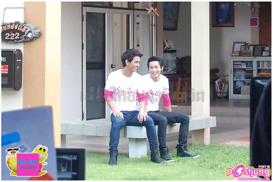 ริท & กัน  ภาพเบื้องหลังโฆษณาเมืองไทยประกันชีวิต