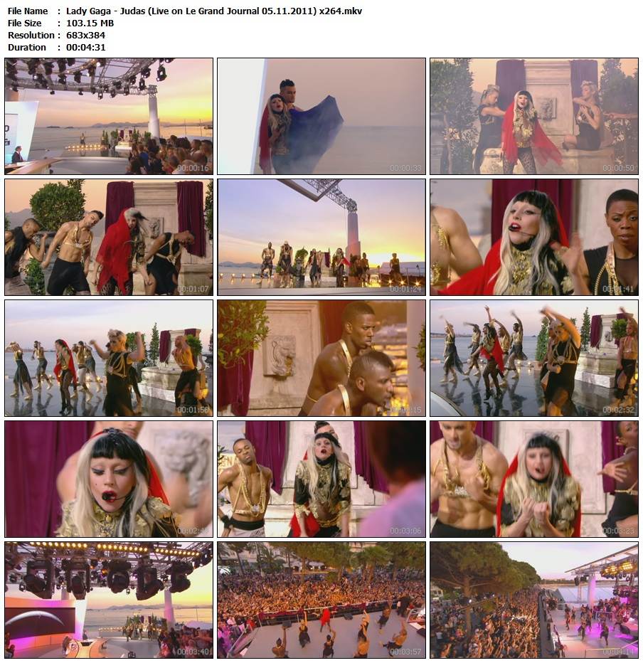 Lady GaGa - Judas (Le Grand Journal)