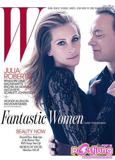 Julia Roberts & Tom Hanks @W Magazine June 2011