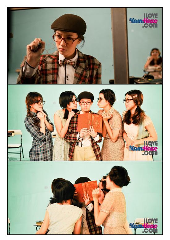 new look Kiss Me Five ภาพเบื้อ'หลัง mv