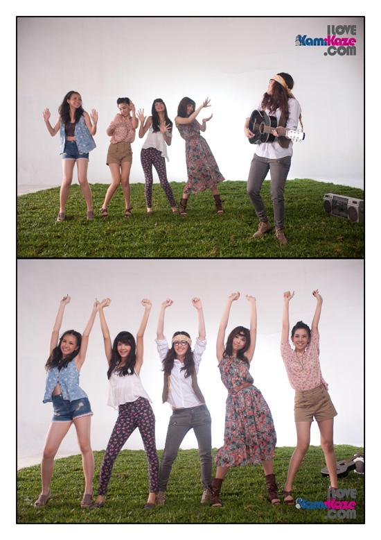 new look Kiss Me Five ภาพเบื้อ'หลัง mv