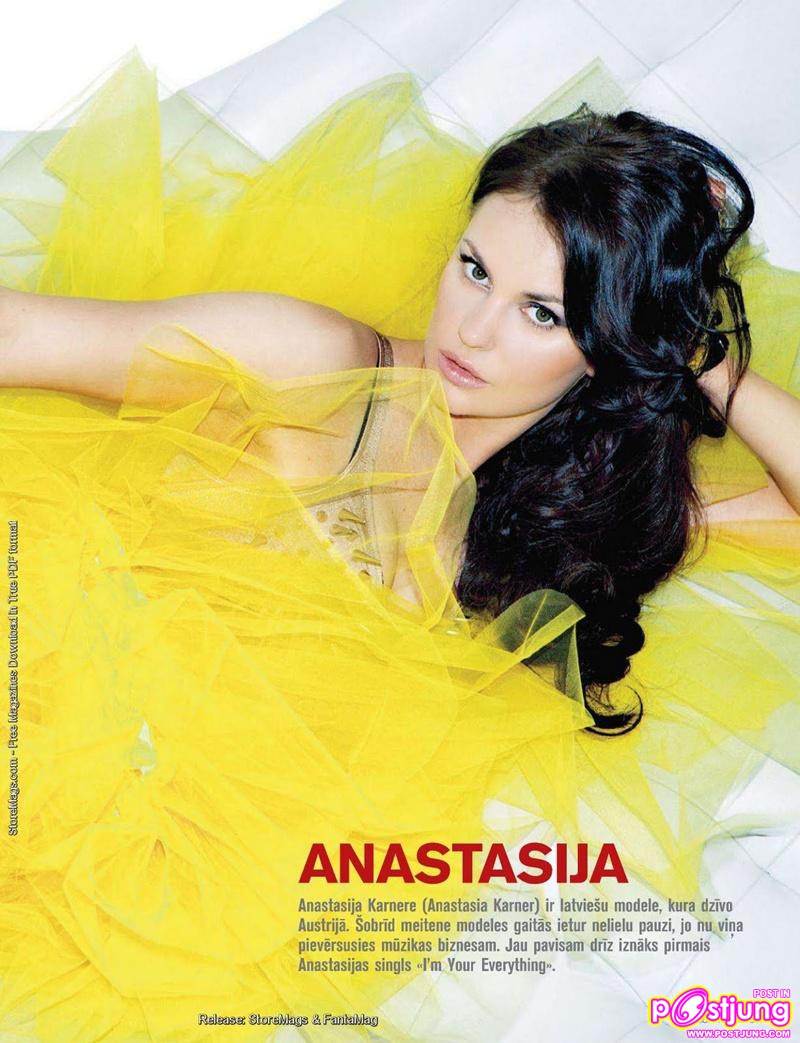 Anastasija @ FHM magazine Latvia May 2011