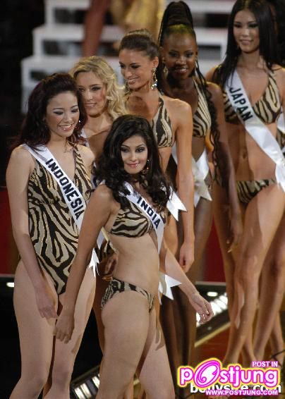 สาวอินเดียคนสุดท้ายที่ สามารถเข้ารอบ 15 คนสุดท้ายบนเวที mu.