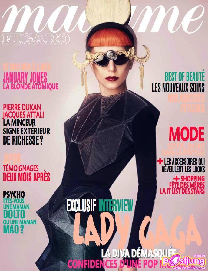 LADYGAGA PHOTOSHOOT FOR MADAME FIGARO 2011