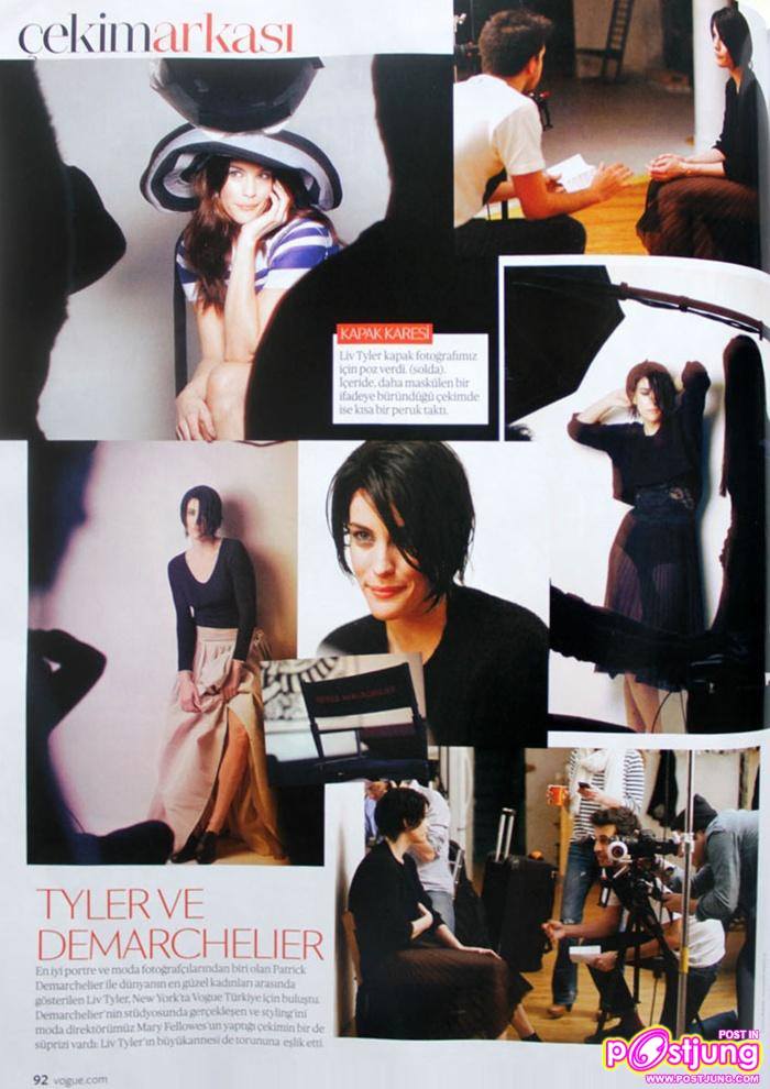 Liv Tyler @ vogue magazine Turkey May 2011