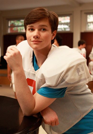 หนุ่มน้อยChris Colfer หรือ Kurt Hummel ใน glee