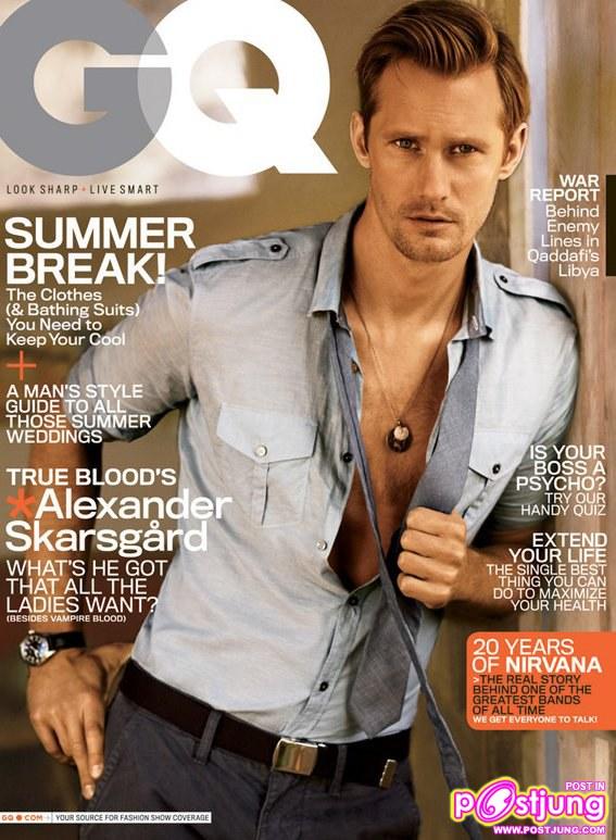 Alexander Skarsgard @GQ June 2011