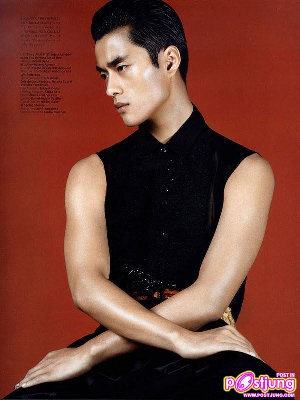 Zhao Lei @Vogue Hommes Japan S/S 2011