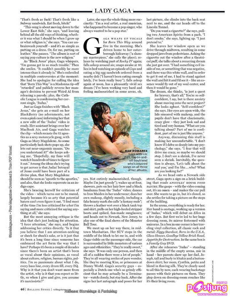 Lady Gaga @Rolling Stone US no.1132 June 2011