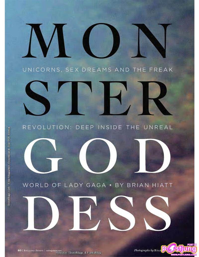 Lady Gaga @Rolling Stone US no.1132 June 2011