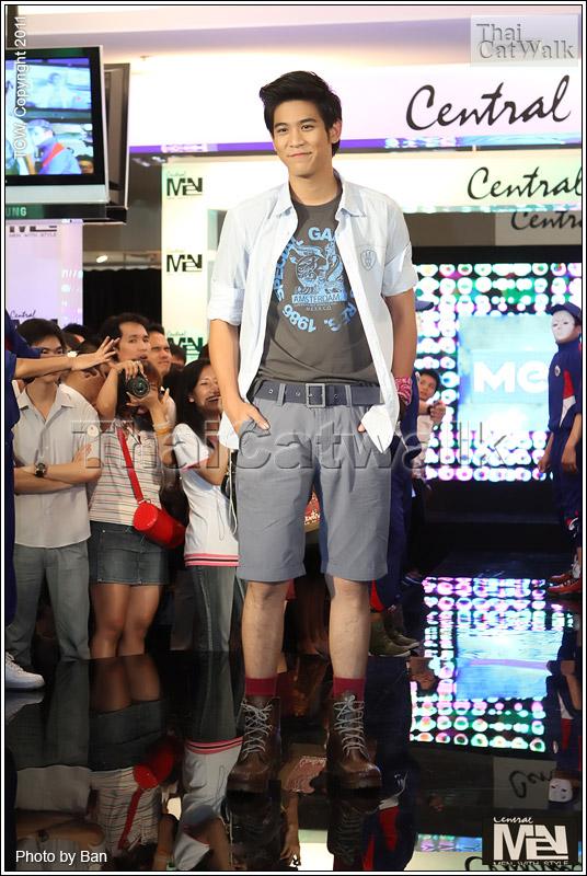 พอร์ช-ศรัณย์ เดินแบบงานCentral Men with style 2011 @เซ็นทรัลชิดลม