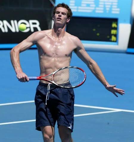หนุ่มนักเทนนิสสุดเซ็กซี่ andy murray