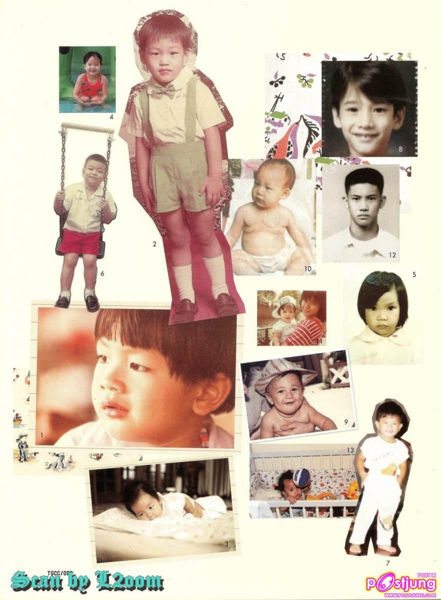 ย้อนอดีตภาพถ่ายวัยเด็กของเหล่าคนดัง ในเธอกับฉัน vol.28 no.614 May 2011