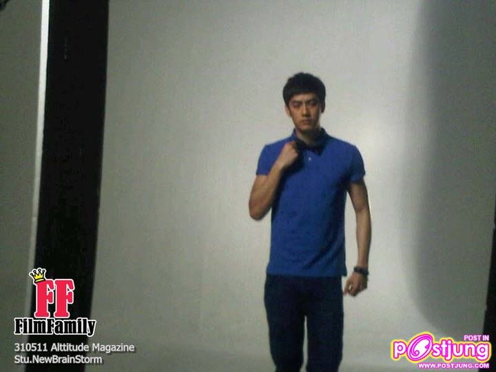 ฟิล์ม-รัฐภูมิ เบี้องหลังถ่ายแบบนิตยสาร Attitude Magazine