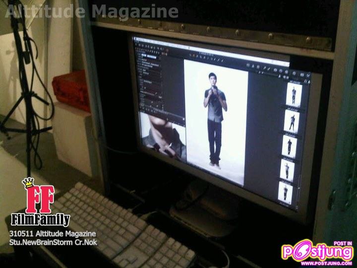 ฟิล์ม-รัฐภูมิ เบี้องหลังถ่ายแบบนิตยสาร Attitude Magazine