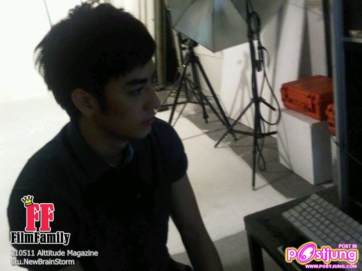 ฟิล์ม-รัฐภูมิ เบี้องหลังถ่ายแบบนิตยสาร Attitude Magazine