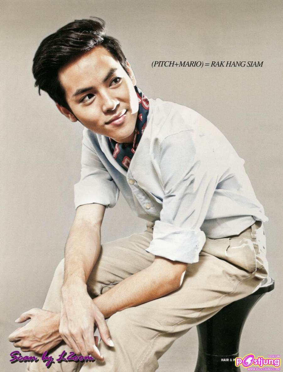 [Scan] มาริโอ้ & พิช-วิชญ์วิสิฐ @HAMBURGER vol. 9 no.155 May 2011