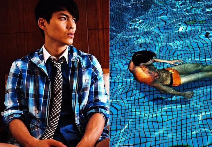 Philip Huang  & Jerry Fu @ Num&eacute;ro Homme China #1 S/S 2011