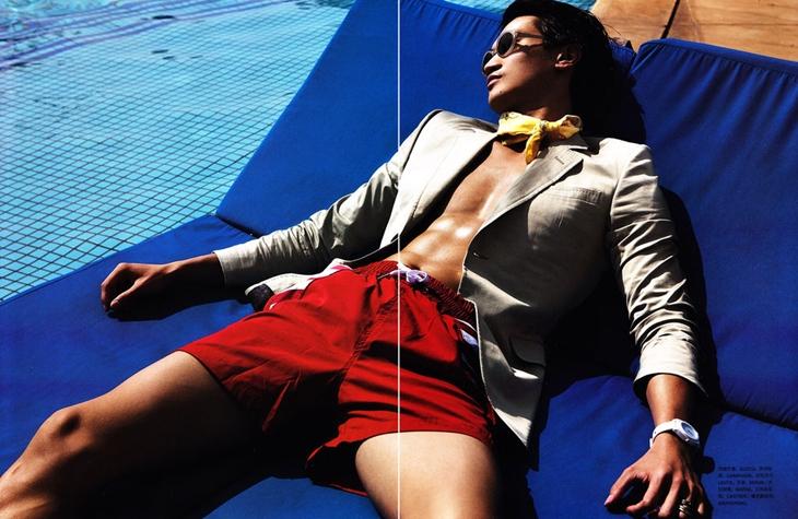 Philip Huang  & Jerry Fu @ Num&eacute;ro Homme China #1 S/S 2011