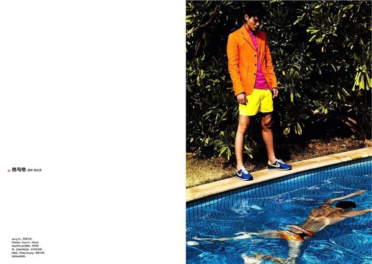 Philip Huang  & Jerry Fu @ Num&eacute;ro Homme China #1 S/S 2011