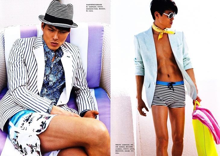 Philip Huang  & Jerry Fu @ Num&eacute;ro Homme China #1 S/S 2011