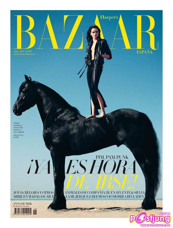 Anna de Rijk  @Harper's Bazaar Spain June 2011