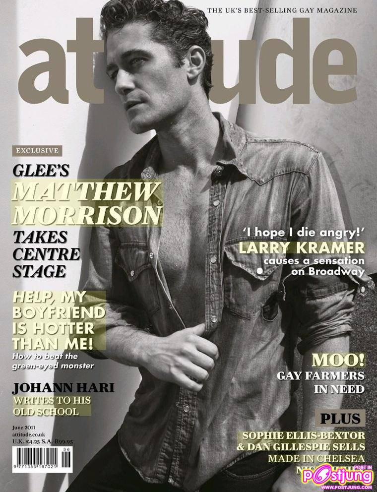 Matthew Morrison @ Attitude Magazine UK June 2011