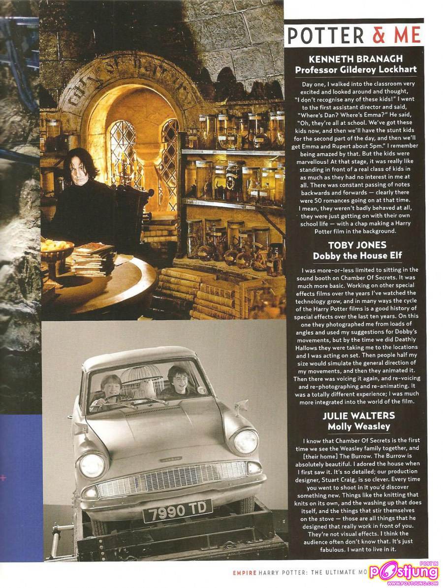 [Scan & interview] Harry Potter @ Empire Magazine July 2011