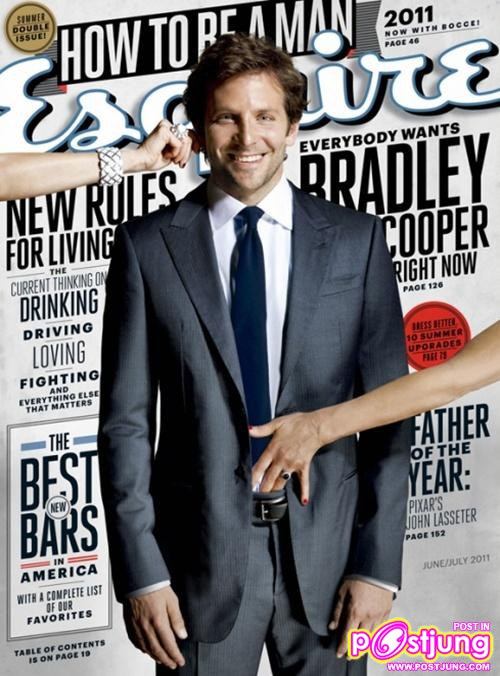 Bradley Cooper @ Esquire Magazine June/July 2011