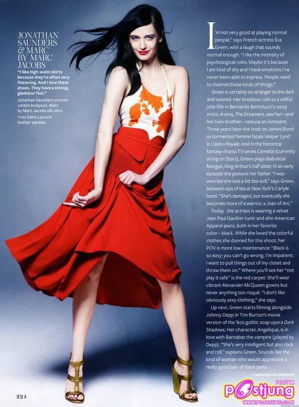 Eva Green @ InStyle Magazine June 2011