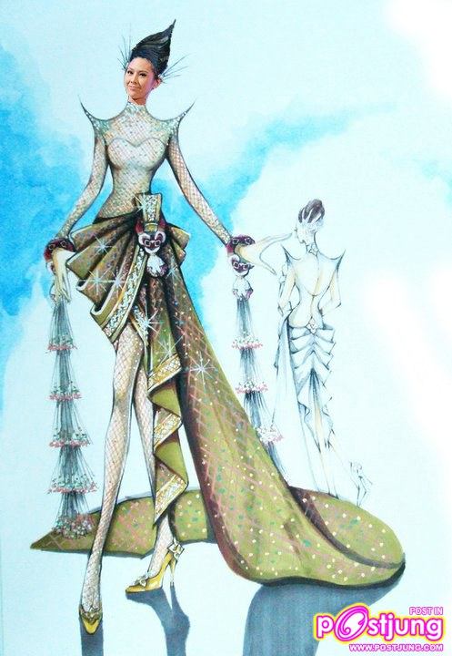 ชุดประจำชาติ Creative Thai 2011(MTU)