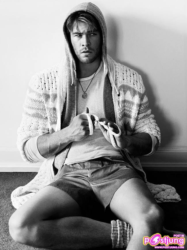 CHRIS HEMSWORTH @ INTERVIEW magazine's May 2011