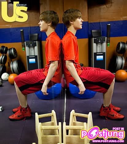 Justin fitness exercise.
