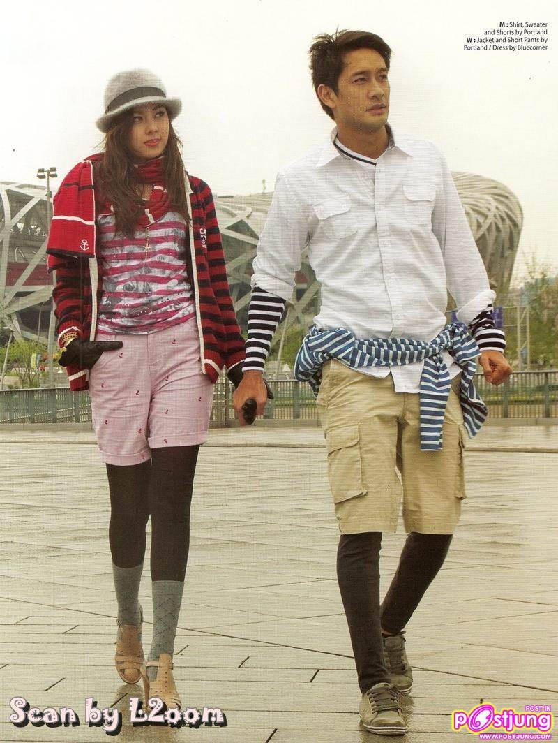 [Scan] ป้อง-ณวัฒน์ & แซมมี่-ปัณฑิตา @ HONEYMOON+TRAVEL vol.1 no.108 May 2011