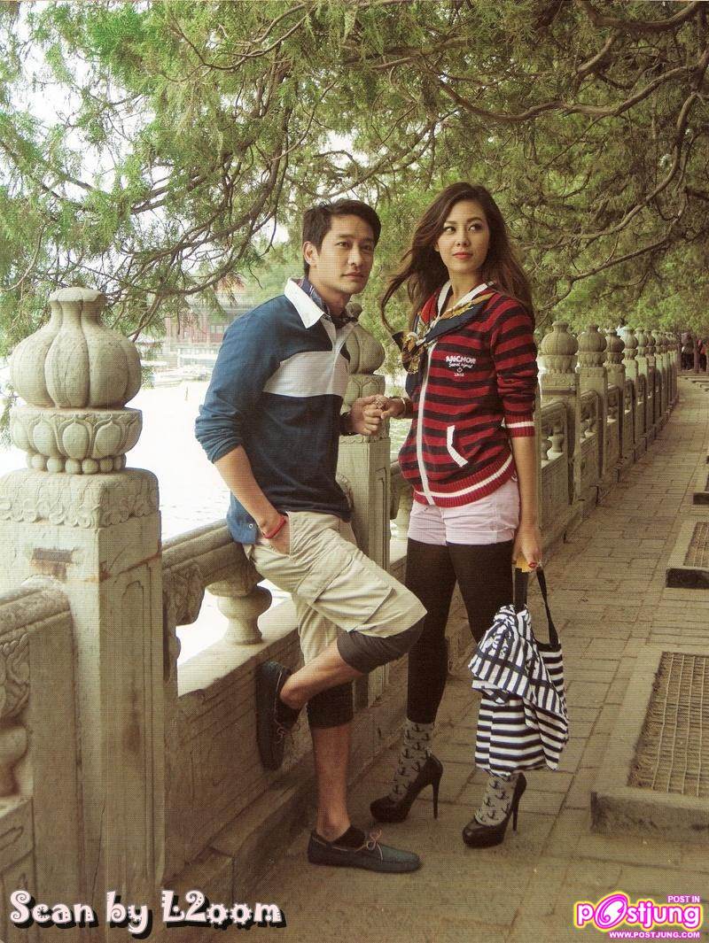 [Scan] ป้อง-ณวัฒน์ & แซมมี่-ปัณฑิตา @ HONEYMOON+TRAVEL vol.1 no.108 May 2011