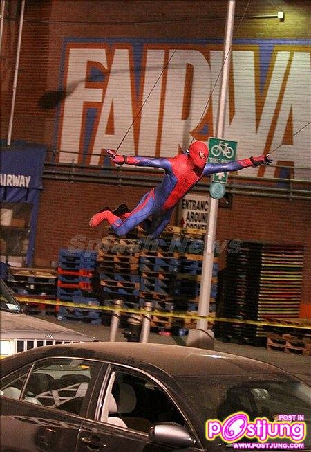 แอลพาไปบุกกองถ่าย Spider man 4