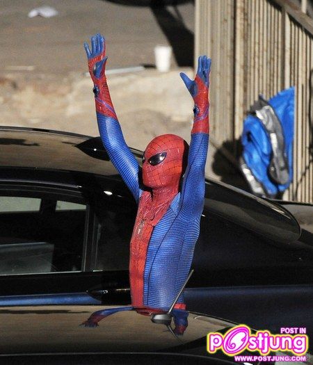 แอลพาไปบุกกองถ่าย Spider man 4