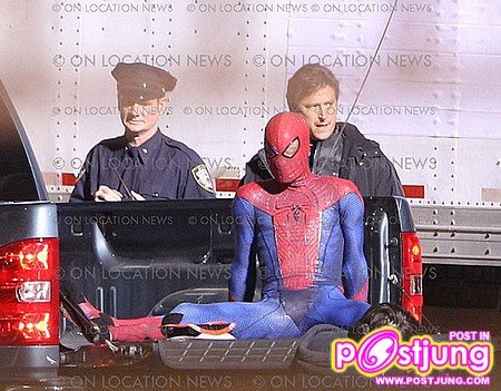 แอลพาไปบุกกองถ่าย Spider man 4