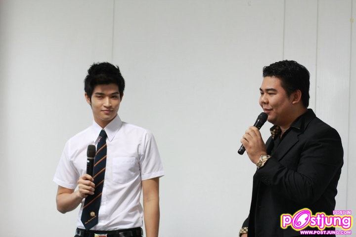 ตูมตาม ในชุดนักศึกษาเกษมบัณฑิต หล่อ เท่ ถูกระเบียบ