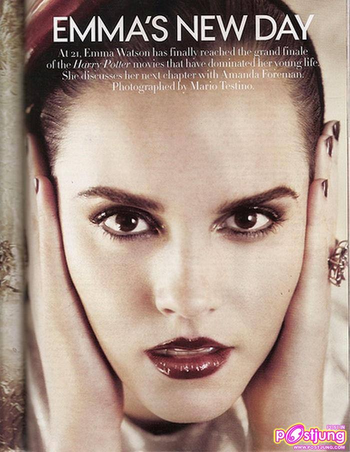 Emma Watson @ Vogue us July 2011