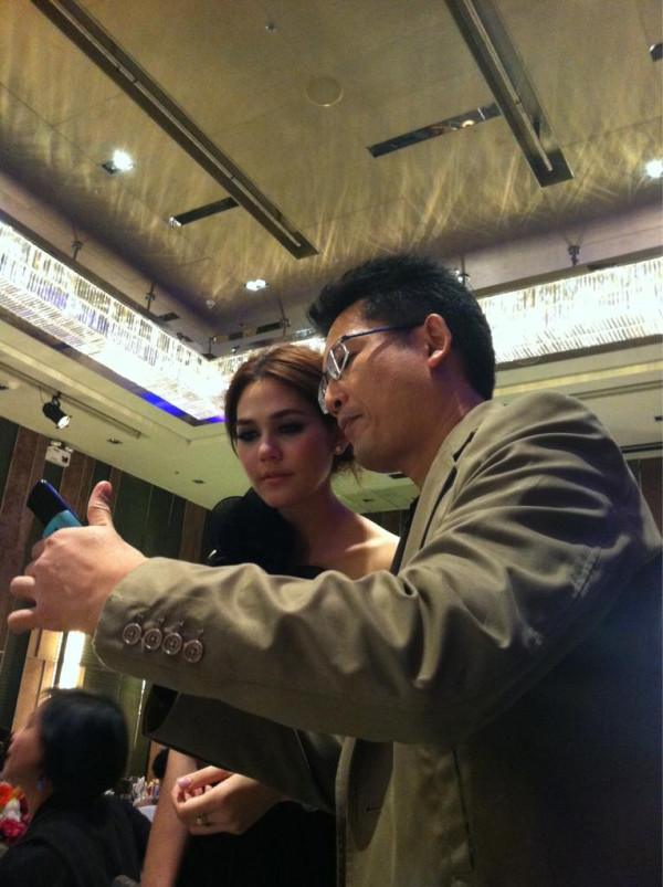 ชมพู่ อารยา ในงานเลี้ยงครอบครัวข่าว