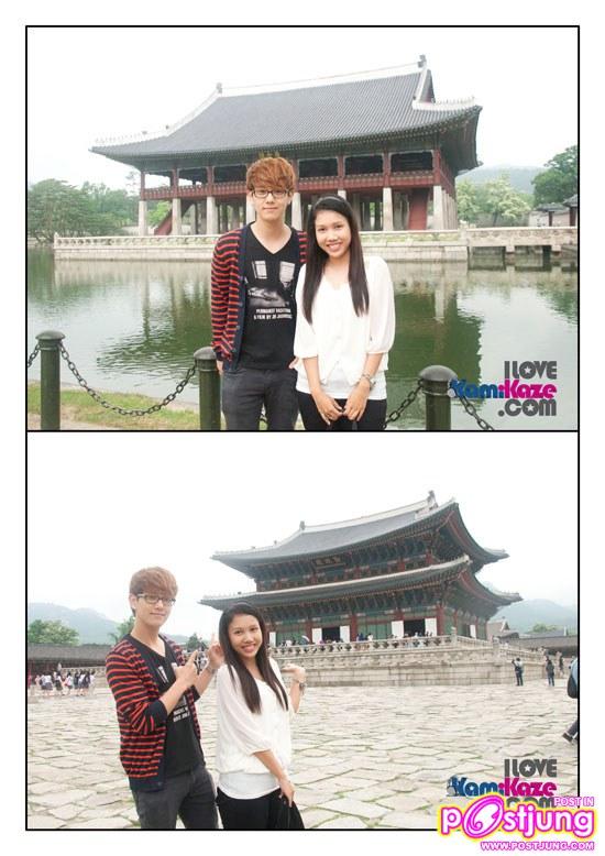 Jongbae รับหน้าที่เจ้าบ้านพาแฟนคลับทัวร์พระราชวังเคียงบ๊อคกลางกรุงโซล