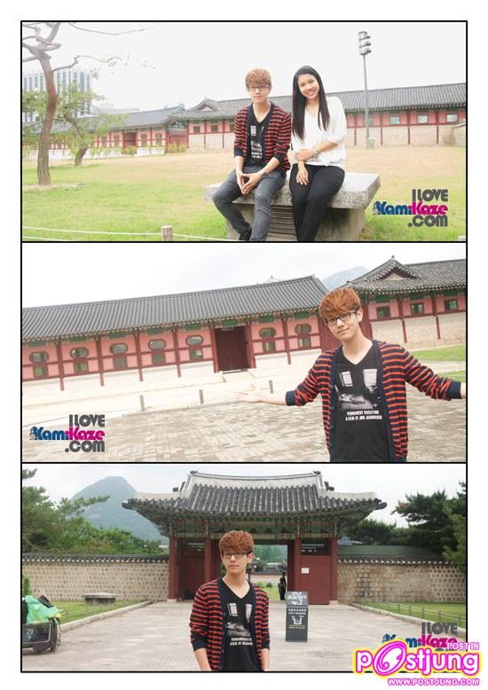 Jongbae รับหน้าที่เจ้าบ้านพาแฟนคลับทัวร์พระราชวังเคียงบ๊อคกลางกรุงโซล
