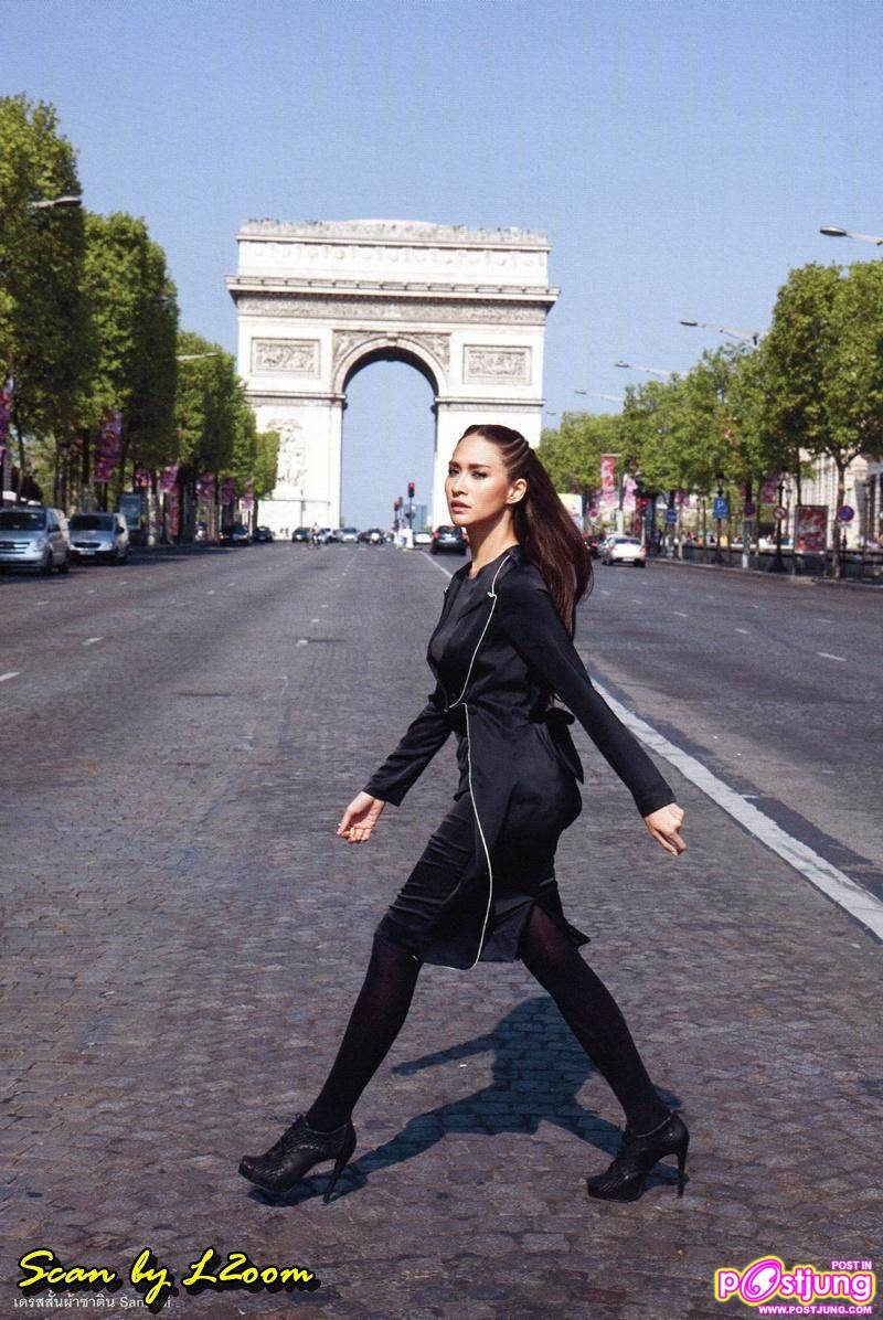 พลอย เฌอมาลย์ with clear in Paris