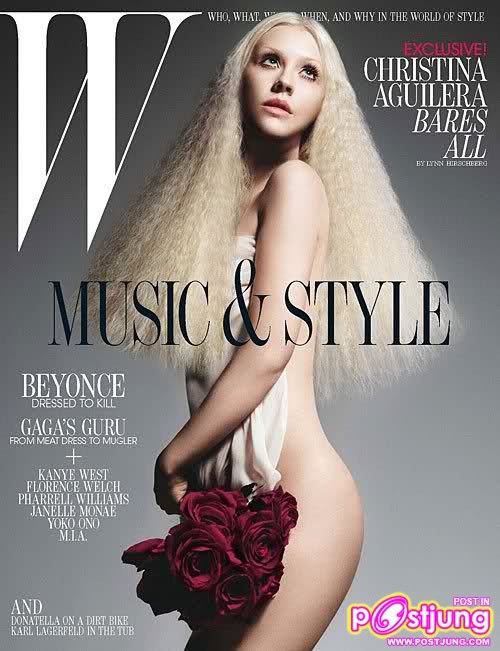 Christina Aguilera W magazine