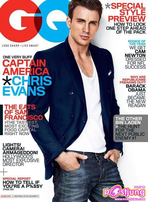 Chris Evans @ GQ Magazine July 2011