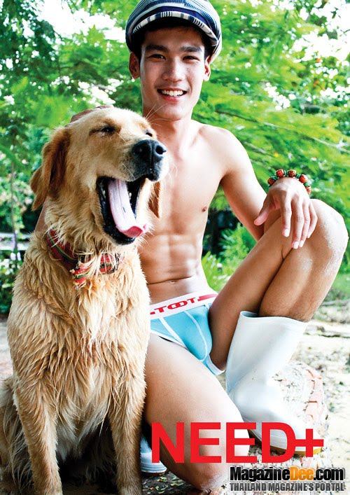 หนุ่มๆกับน้องหมา