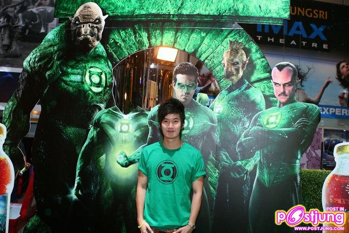 แดน วรเวช ในงานเปิดตัวภาพยนต์ Green Lantern