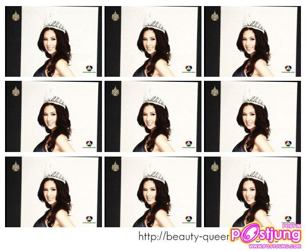 ชัญษร สาครจันทร์ ถ่ายภาพนิ่งเพื่อใช้ในการสมัครประกวด Miss Universe 2011